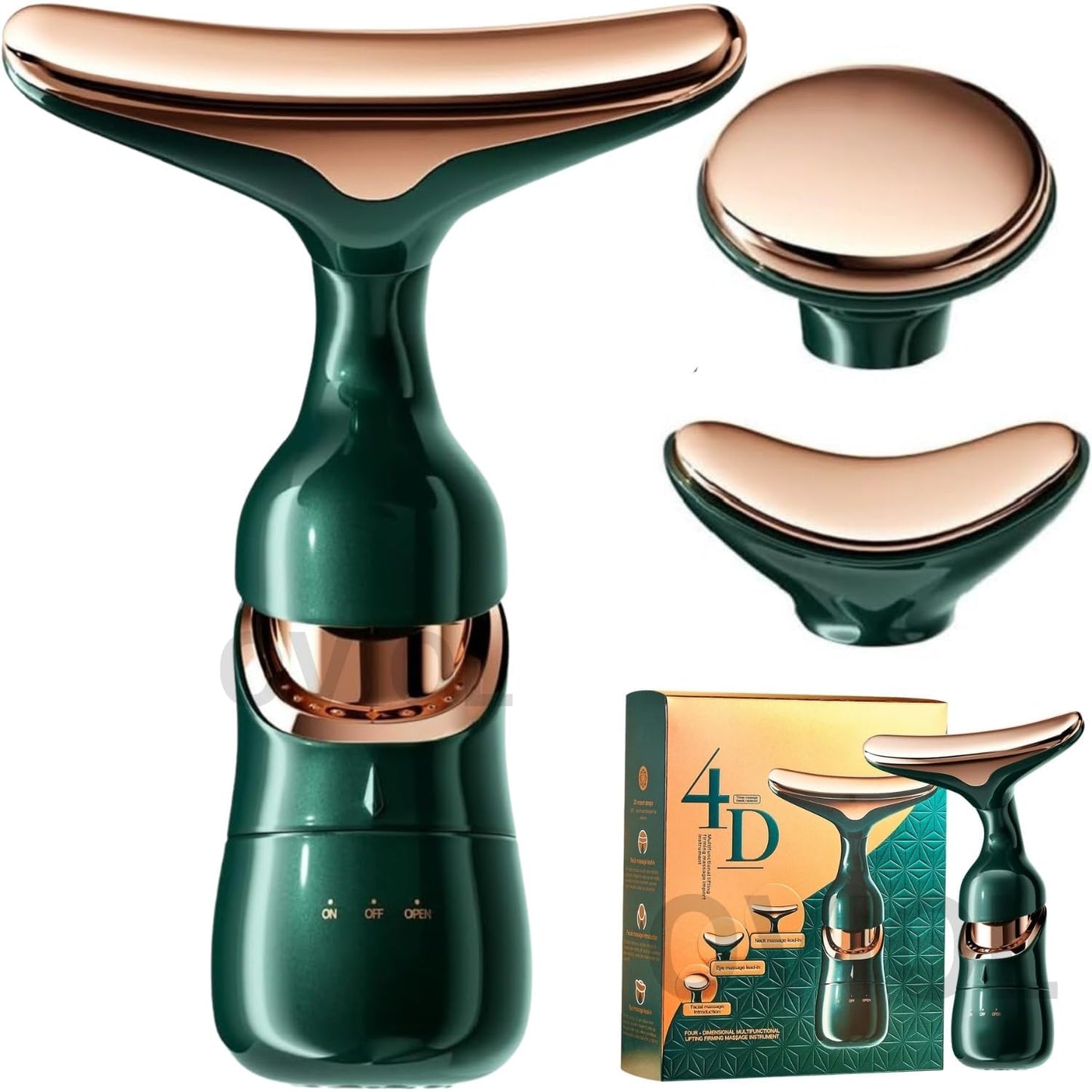 3-in-1 Face, Neck & Eyes Massager©