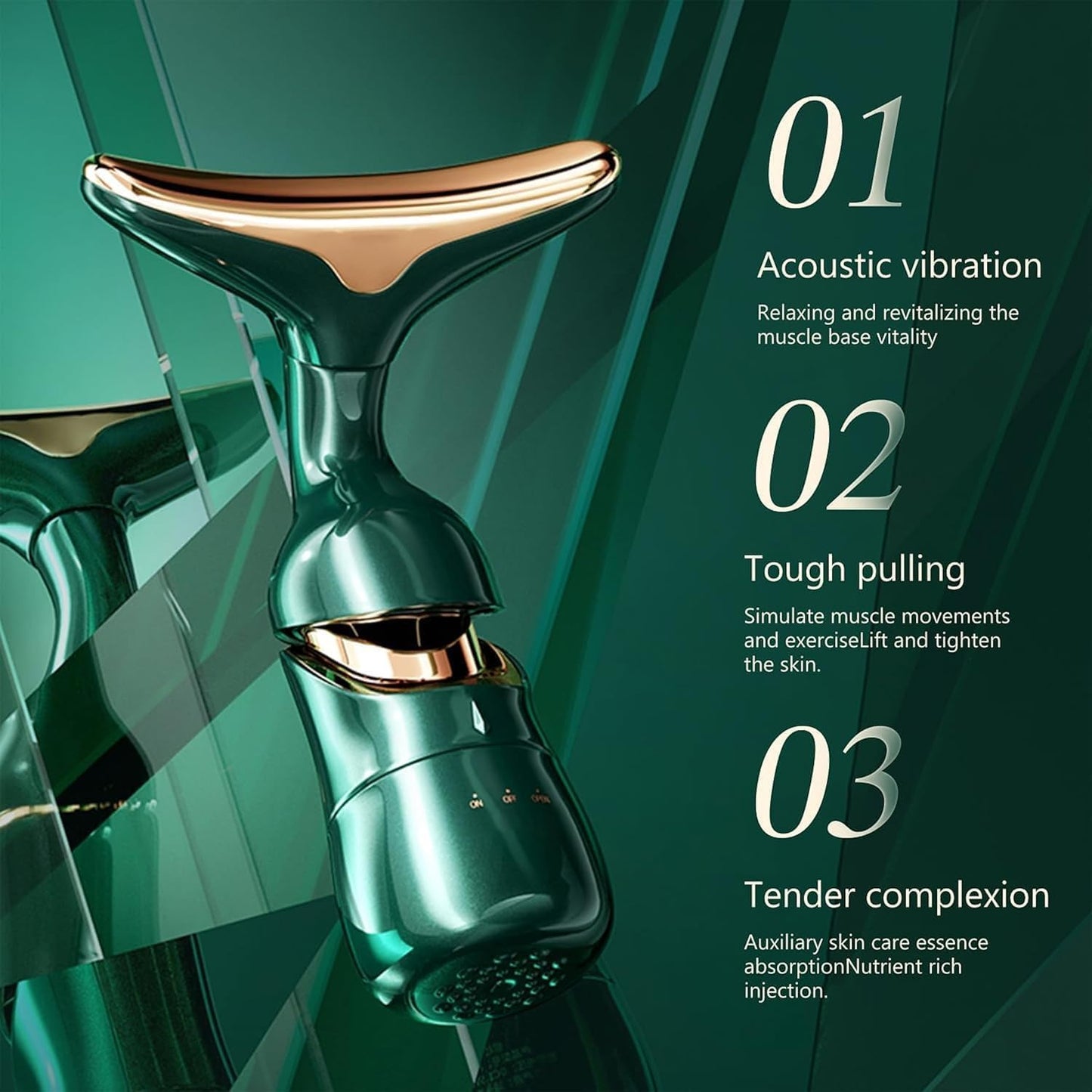 3-in-1 Face, Neck & Eyes Massager©
