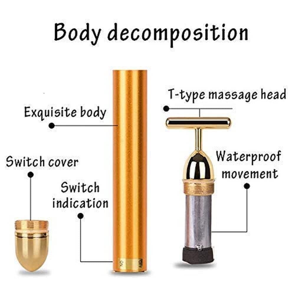 🔥 HOT SALE 🔥 24K Gold Facial Massager – Instant Lift & Youthful Glow 🌟50% OFF🌟🌟