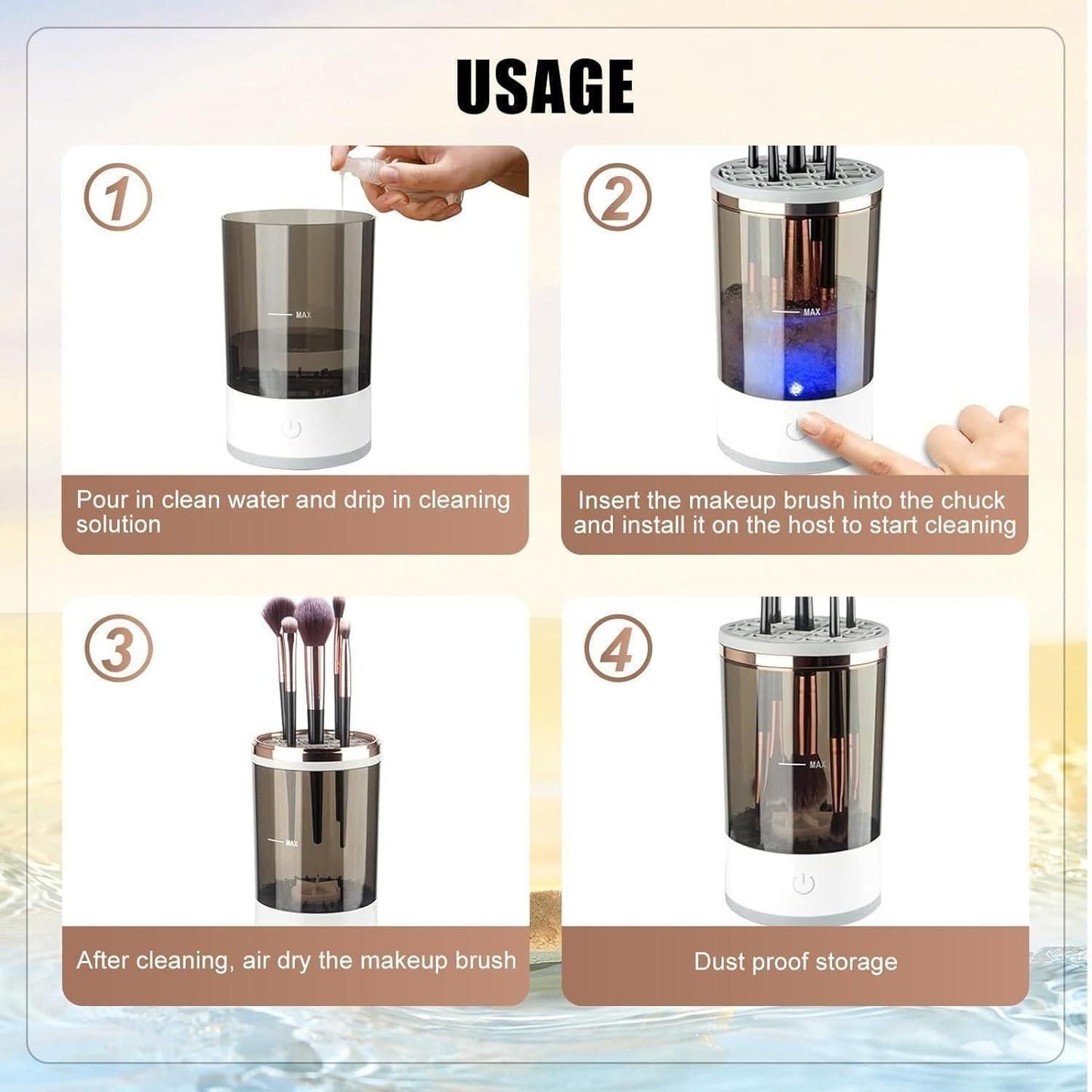 Electric Make-up Brush Cleaner