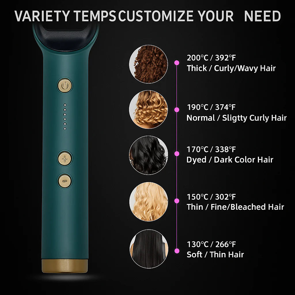 Professional Electric Hair Straightener Comb Brush