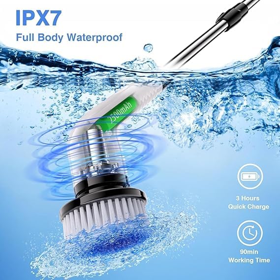 9-in-1 Electric Spin Scrubber