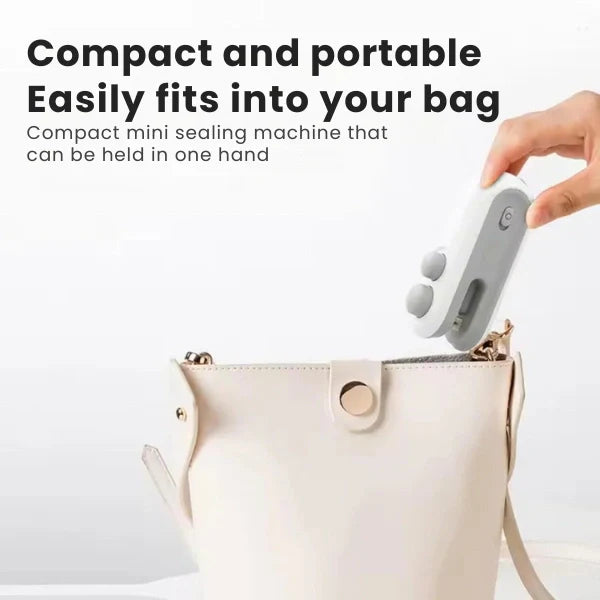 FreshLock™ – 🔥 Portable Mini Sealer – 2-in-1 Sealer & Cutter