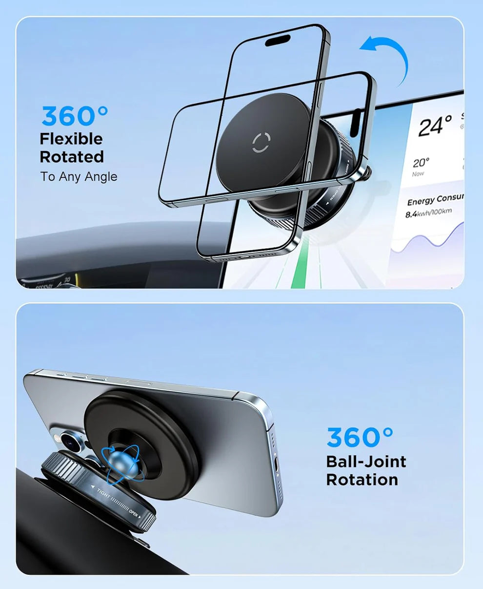 Vacuum Magnetic Suction Phone Holder