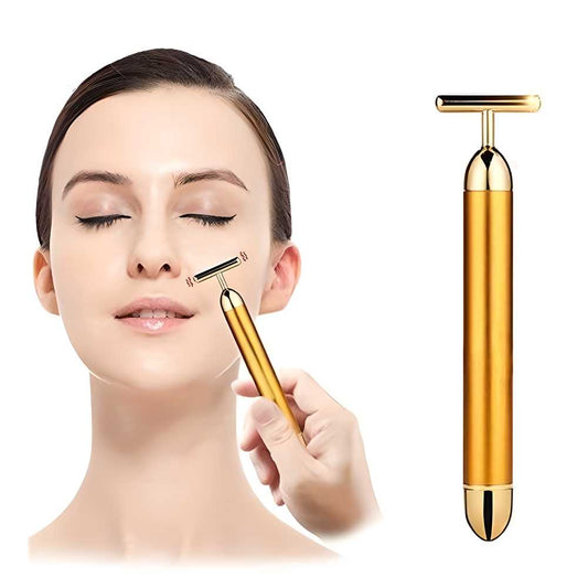 🔥 HOT SALE 🔥 24K Gold Facial Massager – Instant Lift & Youthful Glow 🌟50% OFF🌟🌟