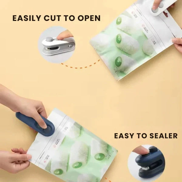 FreshLock™ – 🔥 Portable Mini Sealer – 2-in-1 Sealer & Cutter